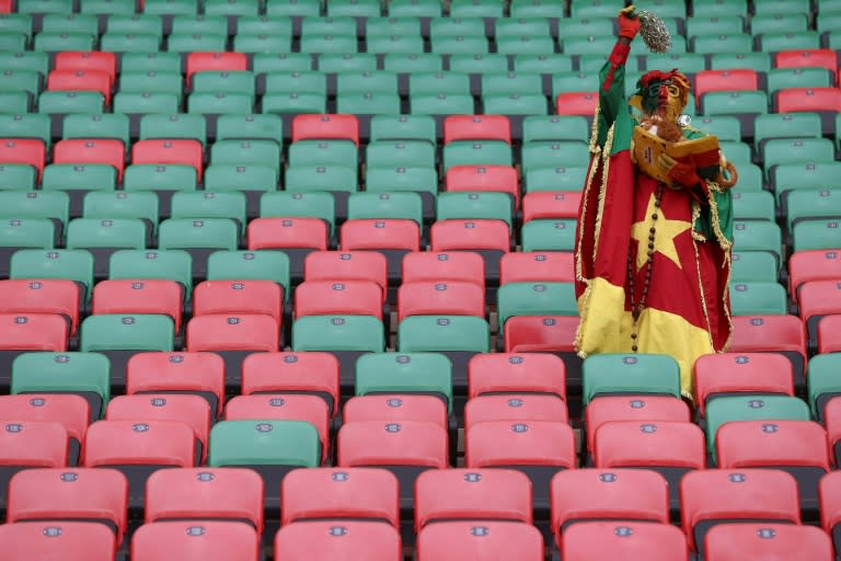 Supporters have to be vaccinated and provide proof of a negative coronavirus test to be able to attend games (AFP/KENZO TRIBOUILLARD)