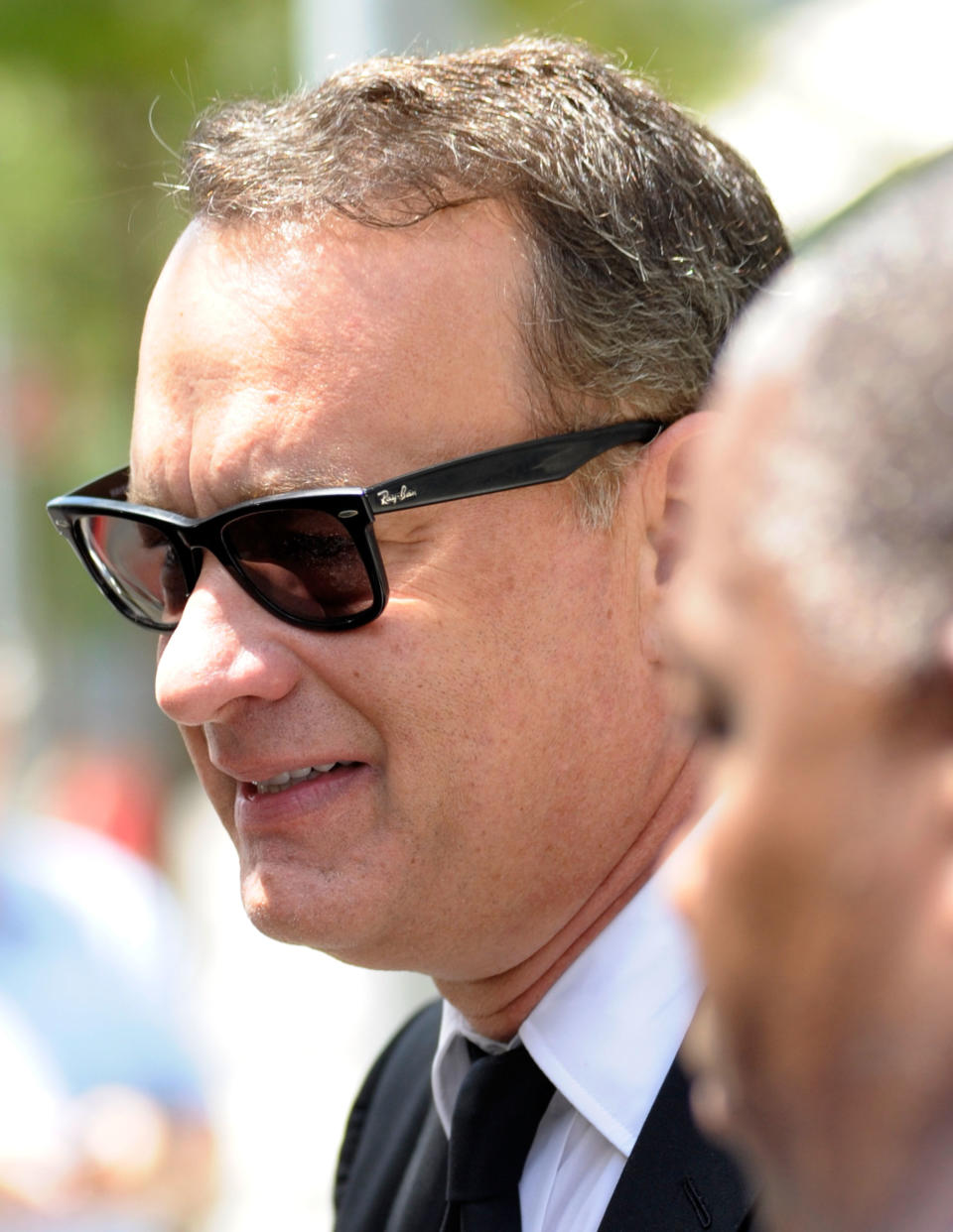 NEW YORK, NY - JULY 09: Actor Tom Hanks attends the Nora Ephron Memorial Service on July 9, 2012 in New York City. (Photo by Ilya S. Savenok/Getty Images)