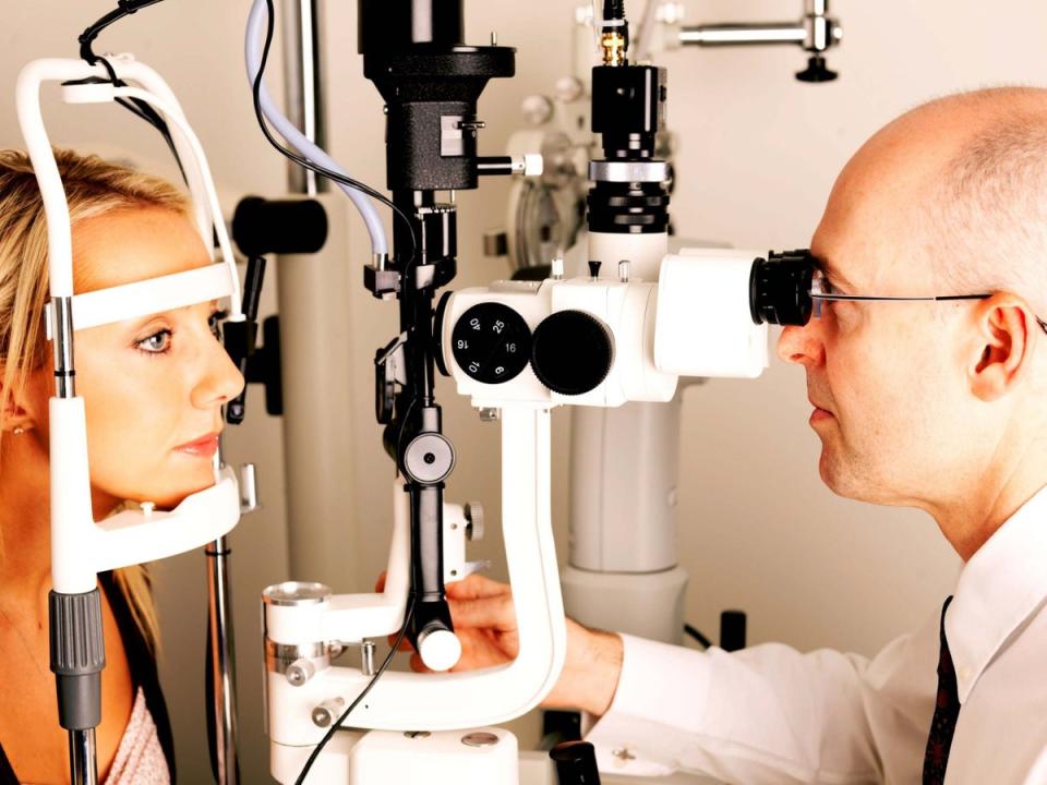 Two-thirds of optometrists warn patients have been waiting for more than a year for hospital care (Alamy)
