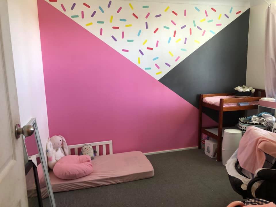 The floor bed April Campbell picked for her one-year-old daughter suits her sustainable lifestyle and her approach to parenting. Source: Facebook/Supplied 