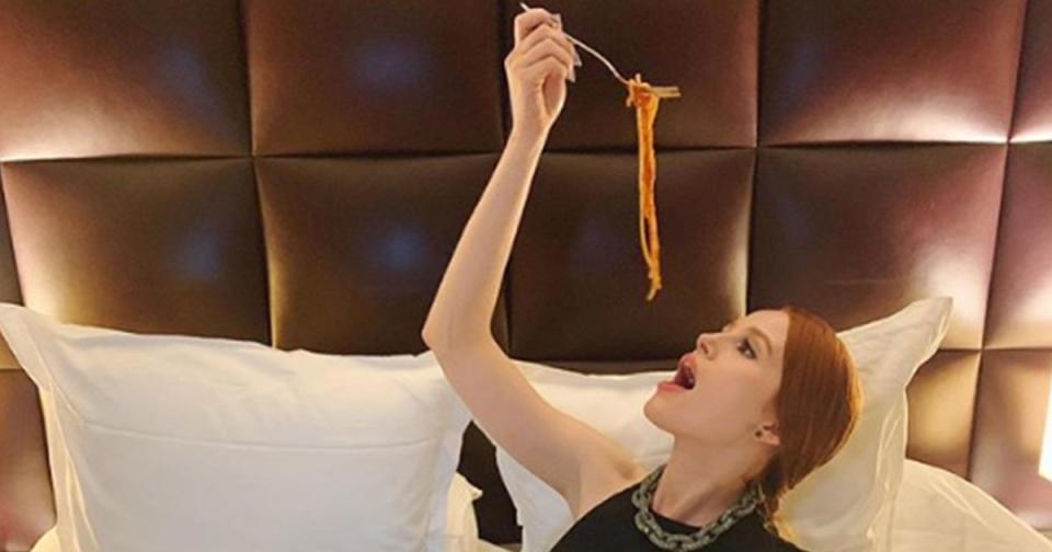 Hunger Traps Are the New Thirst Traps: 16 Times Celebs Posted Sexy Eating Pics That Were Not Really About the Food