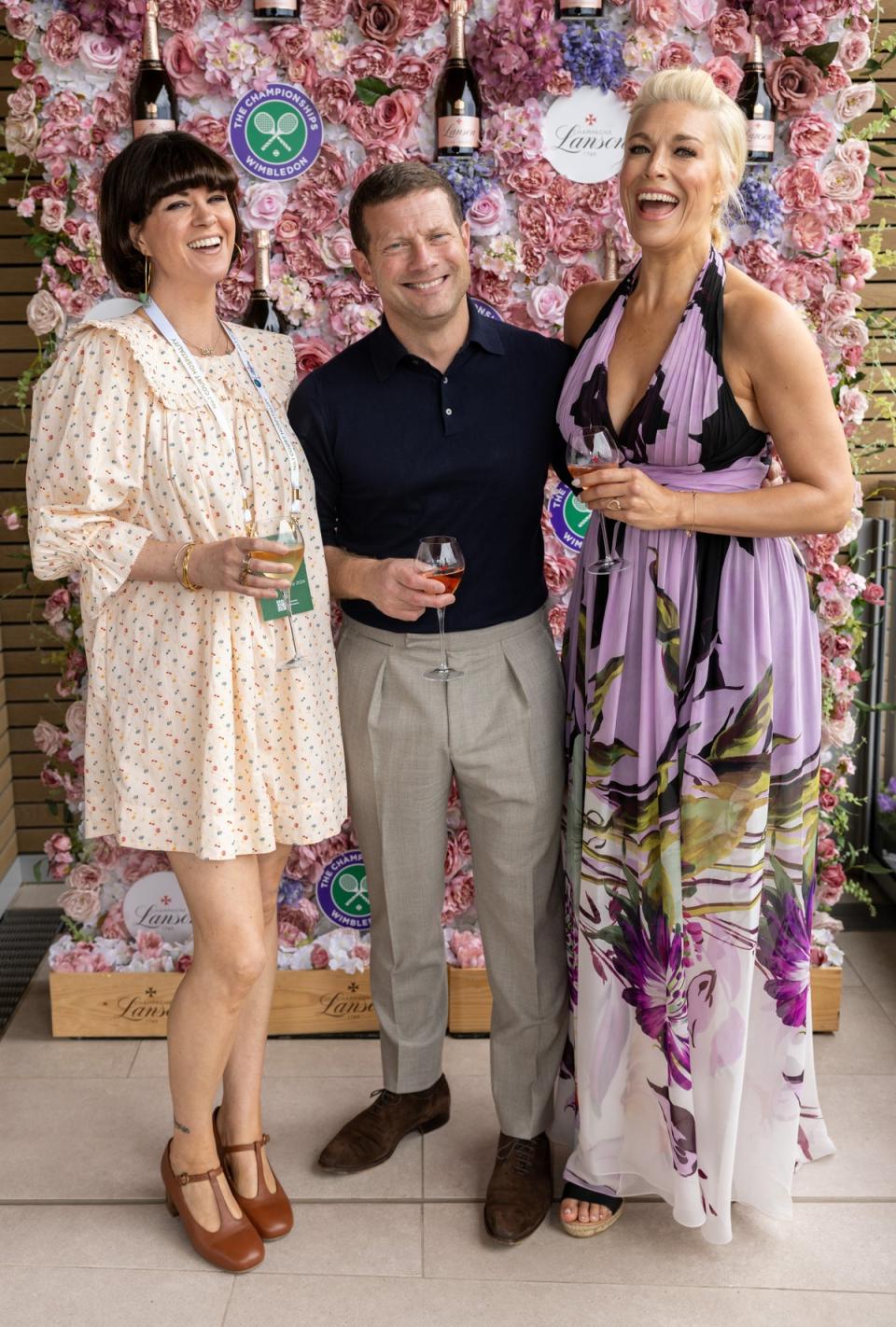 Dawn O'Porter, Dermot O'Leary and Hannah Waddingham (Dave Benett)