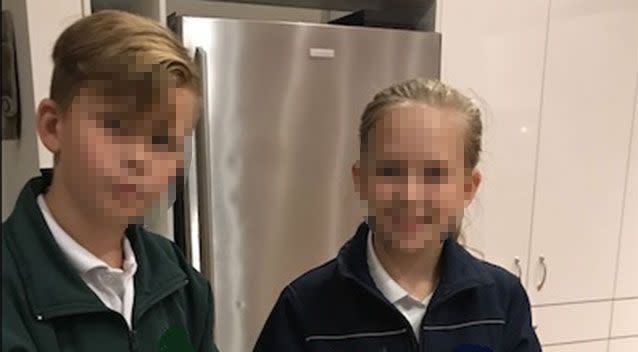 The siblings had not been seen since Thursday. Source: Supplied