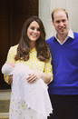 The Duke and Duchess of Cambridge introduce their daughter for the first time.