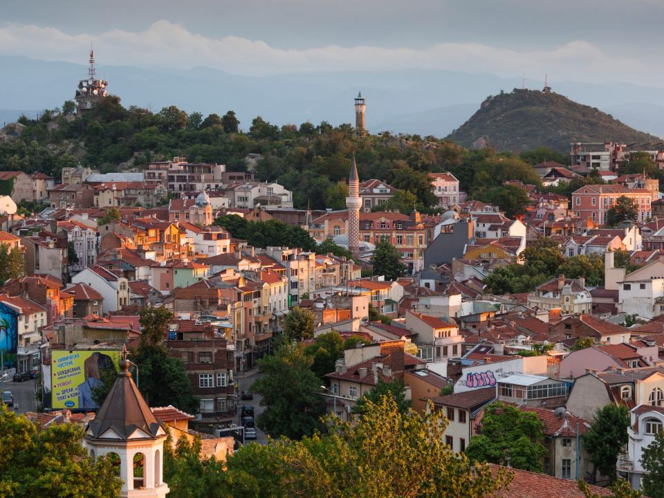 A city view of Bulgaria.