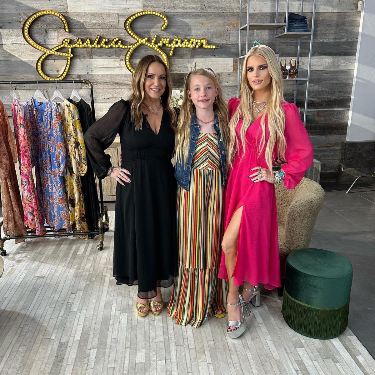 Jessica Simpson's Daughter Maxwell Looks All Grown Up in HSN Appearance  with Mom and Grandma Tina