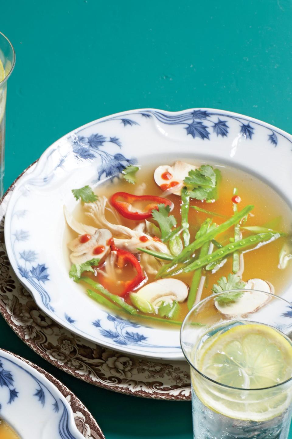 Lemongrass-Turkey Soup