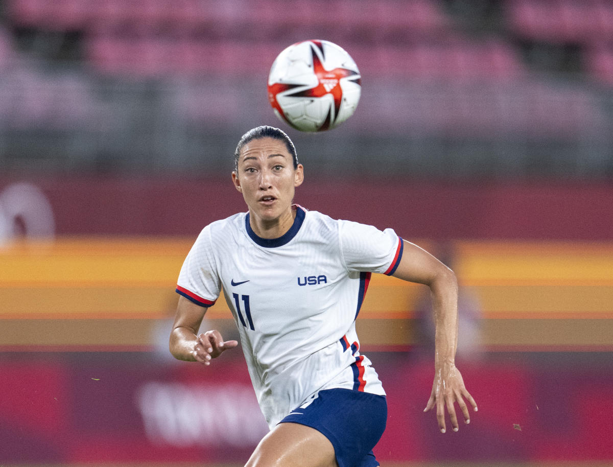 Christen Press: Name & Number Front Back - USWNT Soccer T-Shirt