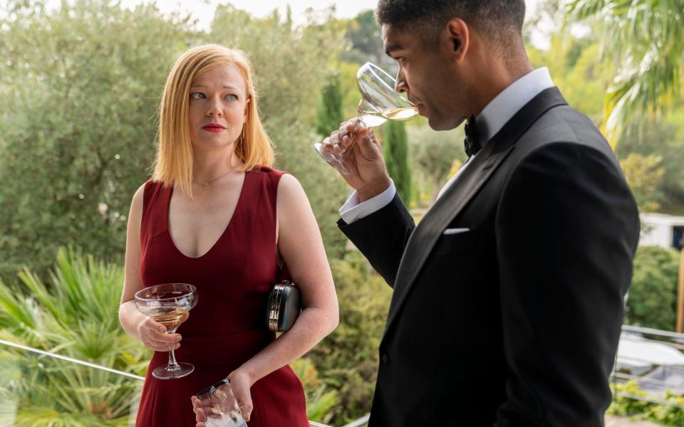 Sarah Snook and Kingsley Ben-Adir in Soulmates - AMC