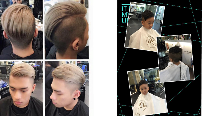 male haircut