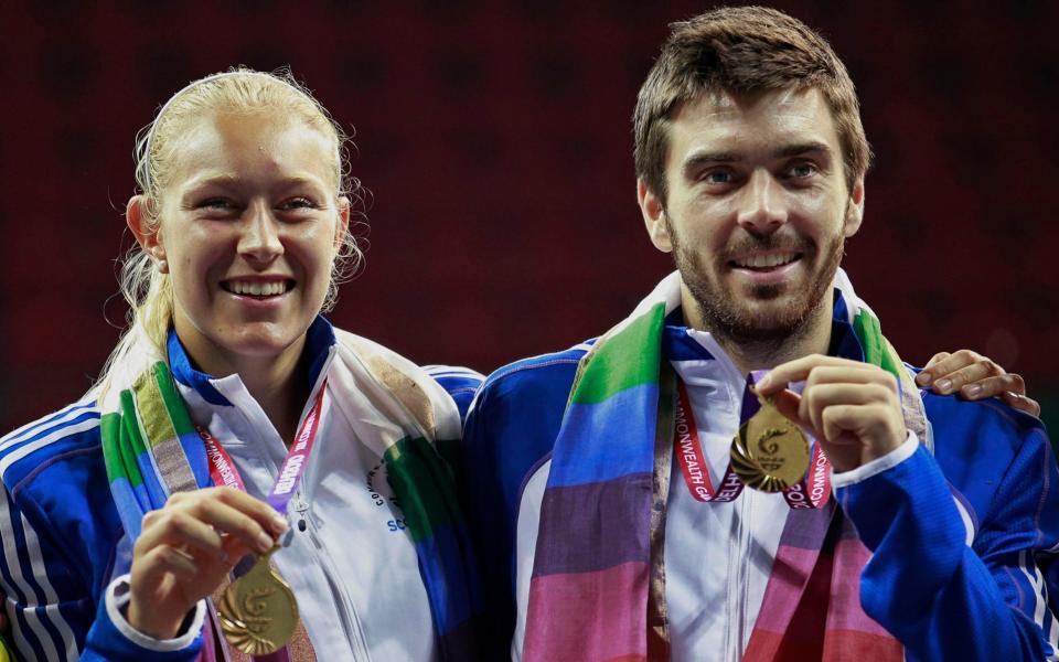 Colin Fleming (left) has been confirmed as the new coach for Great Britain's Fed Cup team - AP