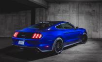 <p>The latest Mustang’s squat, low stance, flowing tail, and fastback roofline are simply stunning in person. Looks aren’t the only things that improved with this new Mustang, however, and a fully modern chassis ensures that no matter which engine is selected, every model drives as sweetly as it looks.</p>