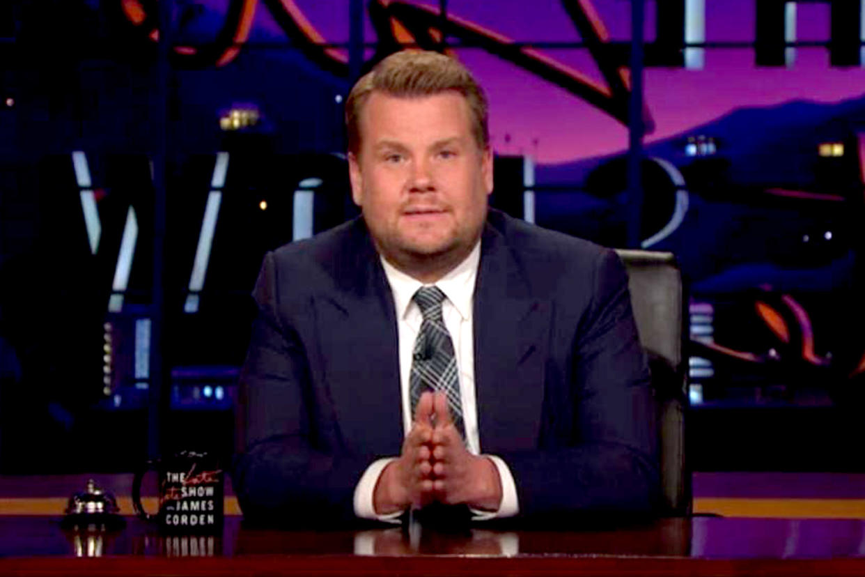 'Disappointed': James Corden addresses his controversial Sean Spicer kiss: CBS