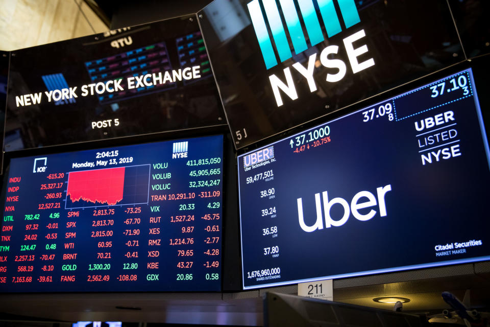 Uber's first earnings report as a public company shows that while its revenueis higher than last year; the company is still hemorrhaging money