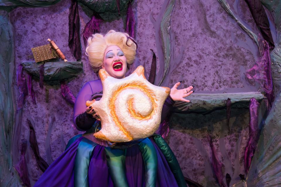 The Amarillo Little Theatre Academy presents "The Little Mermaid" with Cameron Parrack as Ursula.