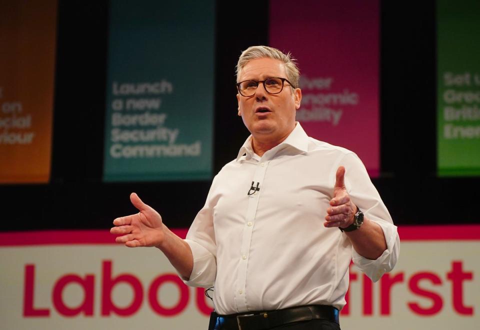 Sir Keir Starmer launched a presidential-style campaign ahead of the general election this year (Victoria Jones/PA Wire)