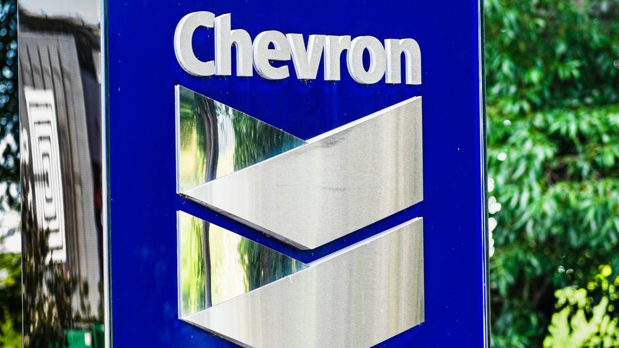 Chevron gasoline