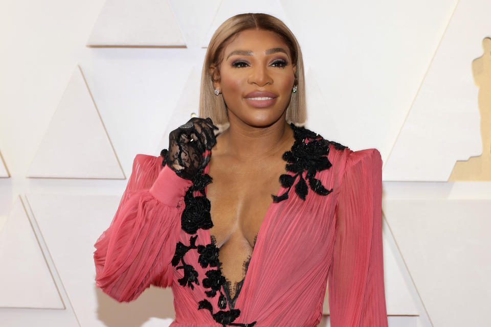 HOLLYWOOD, CALIFORNIA - MARCH 27: Serena Williams attends the 94th Annual Academy Awards at Hollywood and Highland on March 27, 2022 in Hollywood, California. (Photo by Mike Coppola/Getty Images)