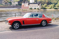 <p>Jensen had already made good use of Chrysler’s V8 engine in the <strong>CV-8</strong>, but it was the Interceptor that perfectly married British good looks with <strong>American</strong> muscle. At a stroke, Jensen was part of the jet set in style and performance thanks to the 6.3-litre V8’s <strong>325bhp</strong> and hefty 425lb ft of torque. It was enough to take the 1768kg Interceptor from a standstill to 60mph in 7.3 seconds and on to 133mph.</p><p>The optional <strong>SP</strong> model, which stood for Six Pack, had three twin-barrel carburetors and 385bhp. Jensen also offered the larger 7.2-litre V8 in the car from 1971, while the four-wheel drive <strong>FF</strong> model was added in 1968.</p>