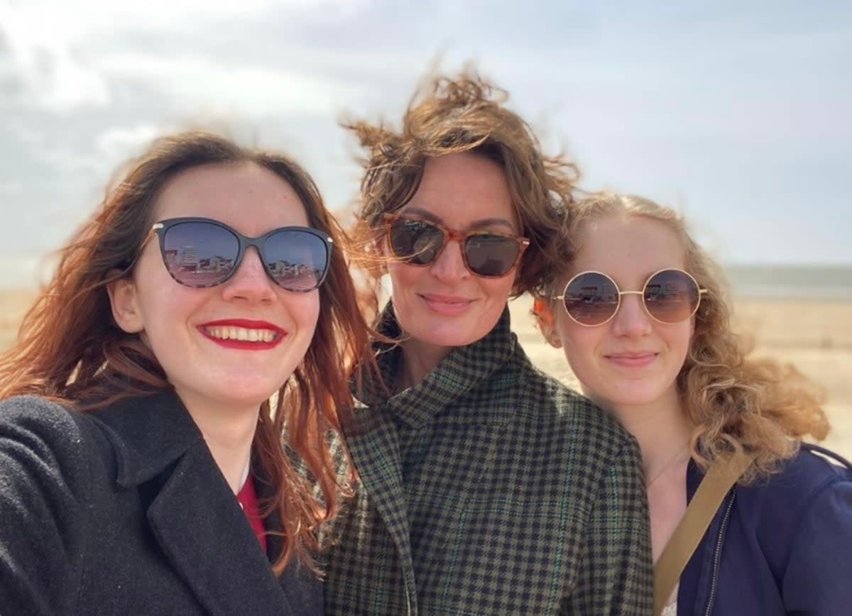 In good hands; Sophie with her daughters today  (Provided by author)