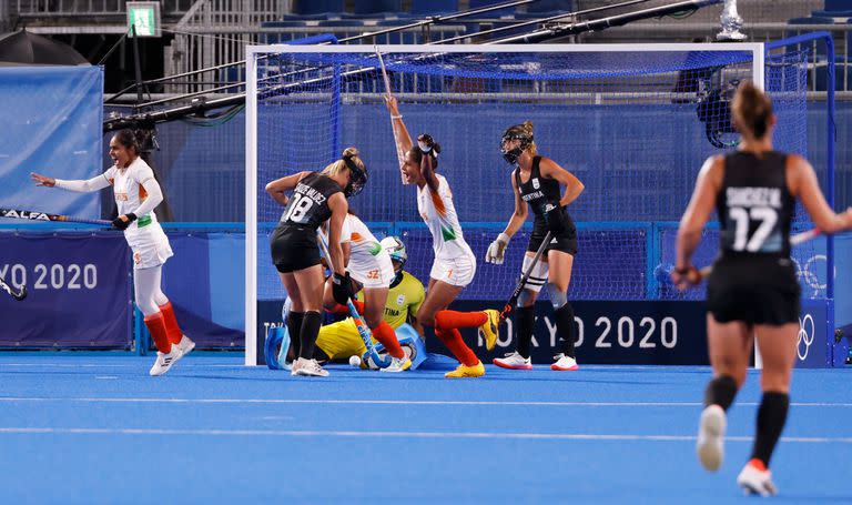 El rápido gol de India ante las Leonas