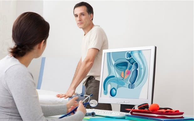 Half of men over 50 are said to suffer from an enlarged prostate - Alamy
