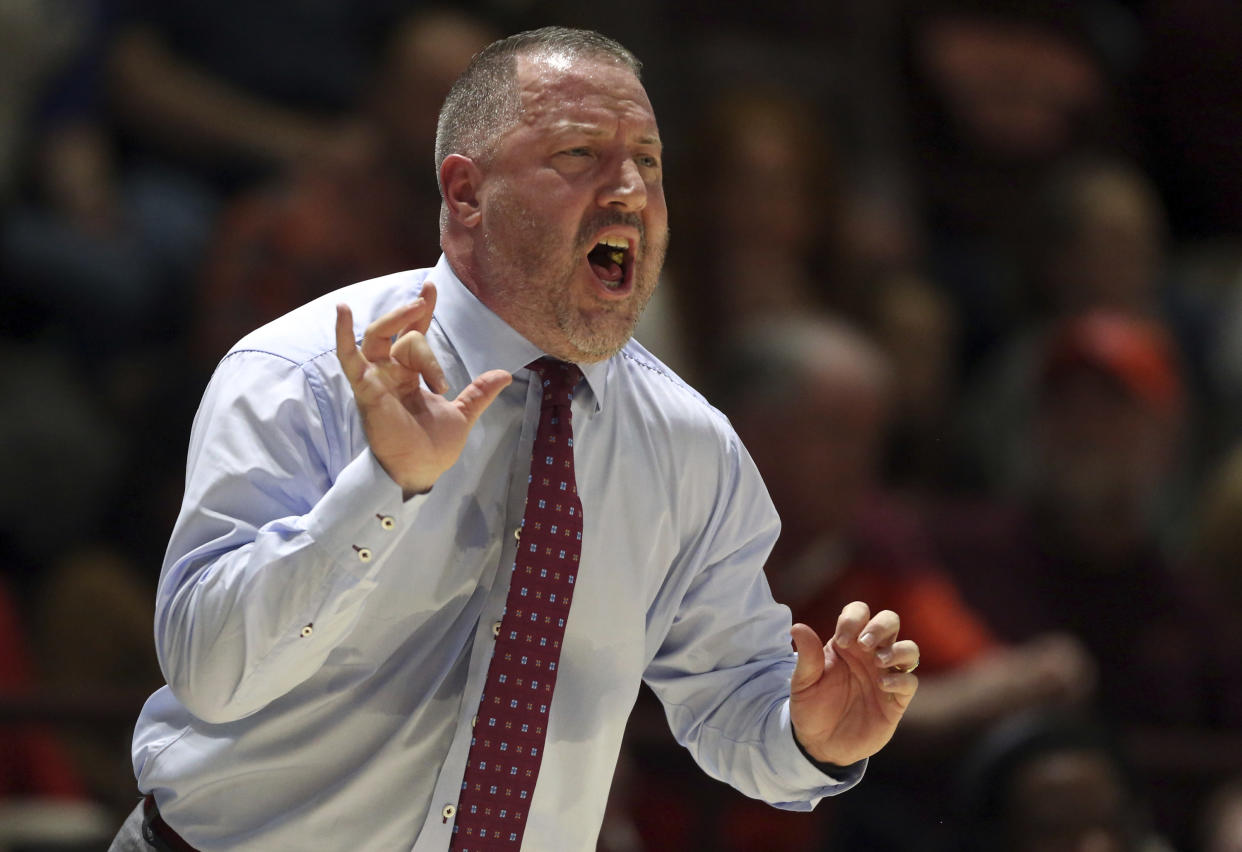 Buzz Williams had no patience for the profanity of the Virginia Tech student section on Monday. (AP)