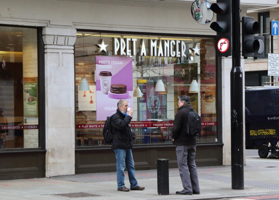 A Pret A Manger branch in London. Photo: Getty Images