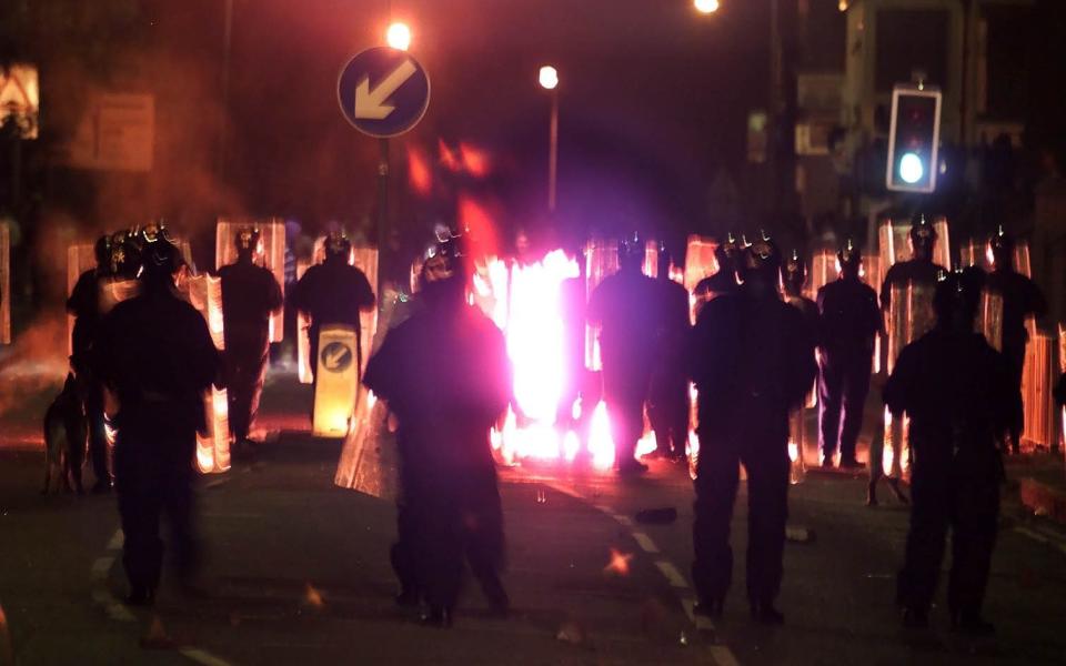 Riots broke out in Oldham in 2001 amid racial tensions between white and Asian youths