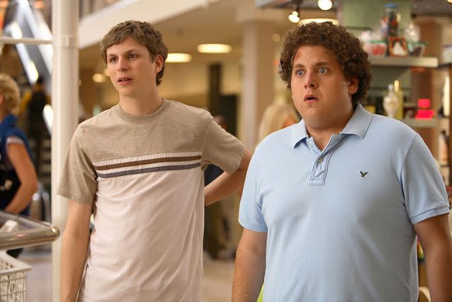 Everett Collection Michael Cera and Jonah Hill in 'Superbad'