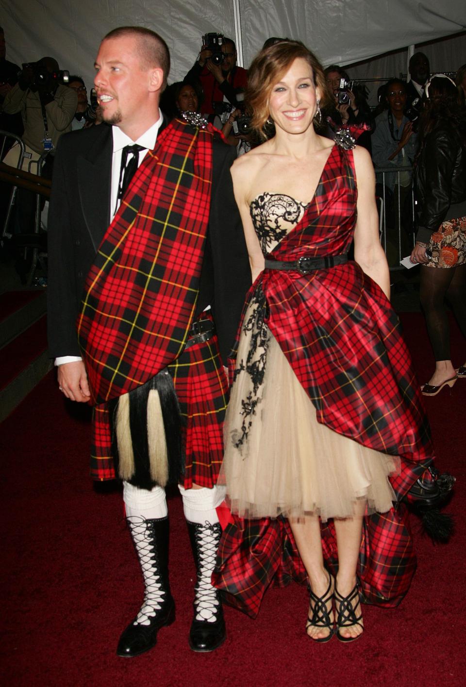 Sarah Jessica Parker and Alexander McQueen