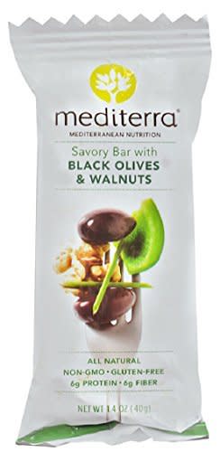 Mediterra Black Olive + Walnut Bars 