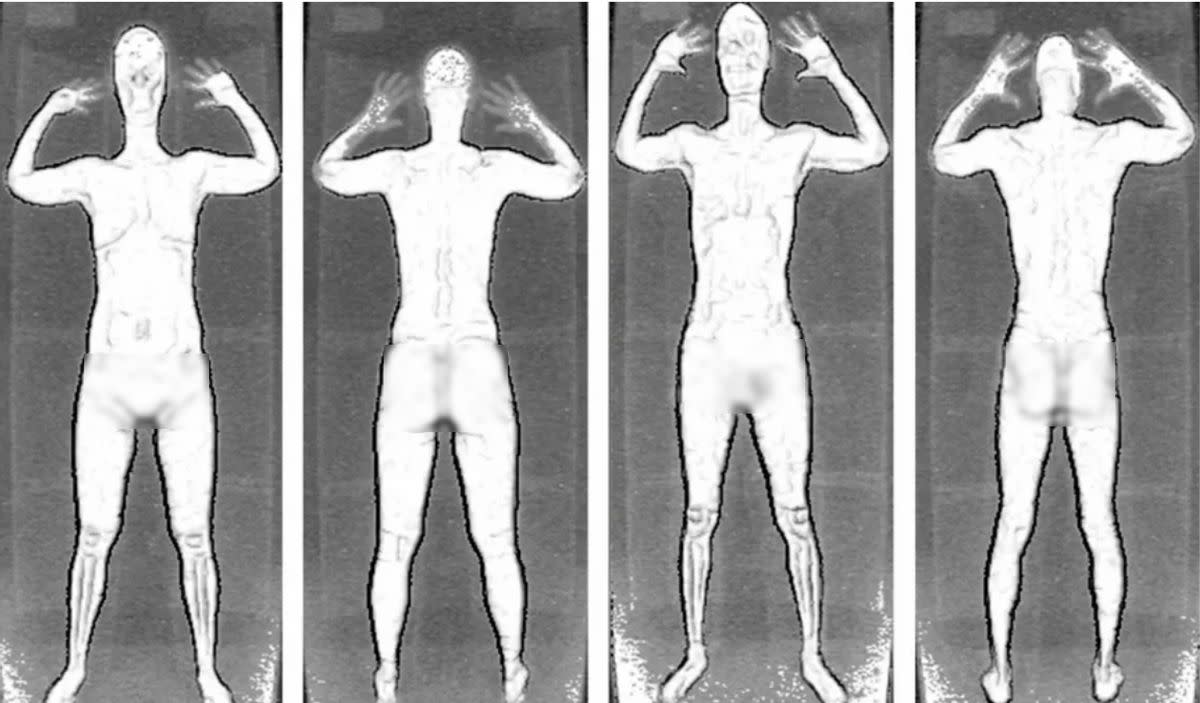 TSA body scans. 
