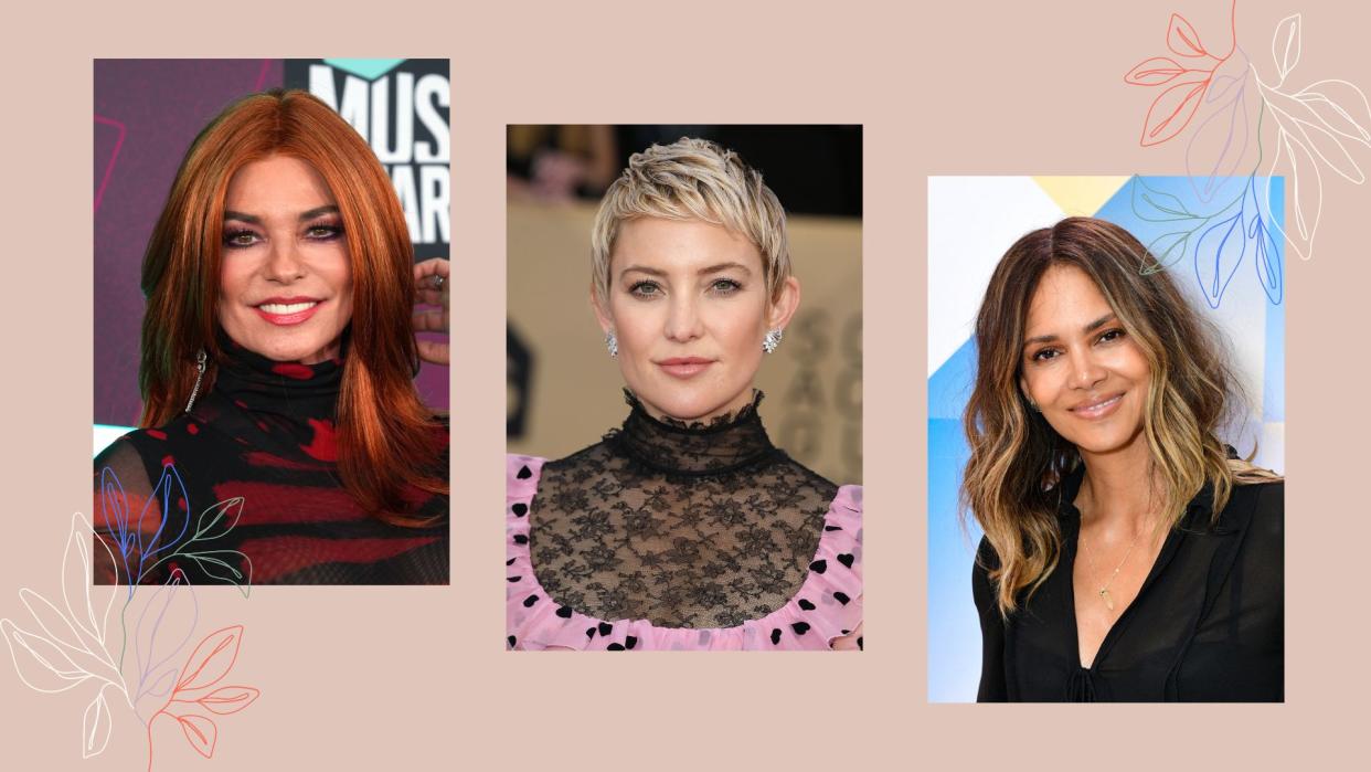  32 celebrity hair transformations. 