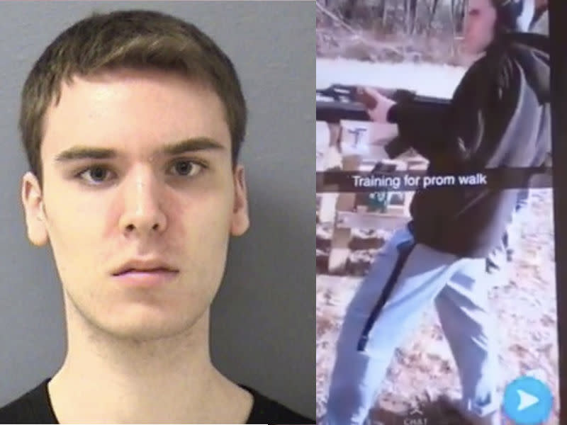 Jason Bowen, 18, was arrested and charged after Snapchat video of him with a semiautomatic rifle surfaced. (Photo: WTAE)