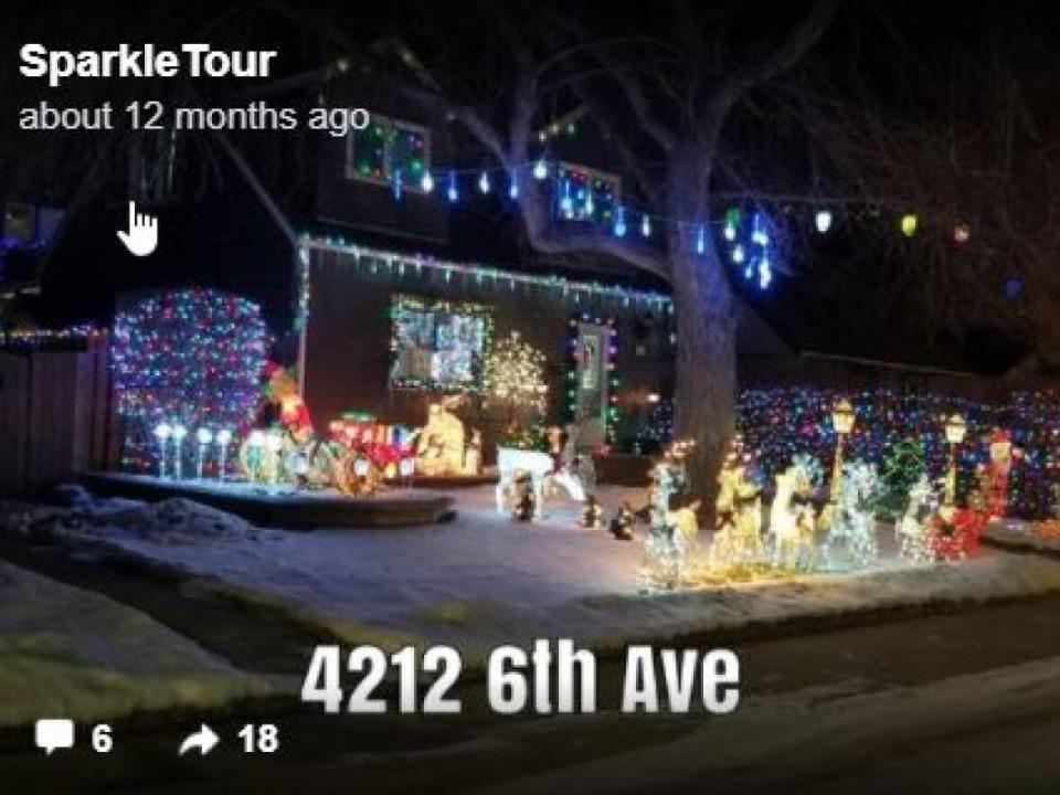 A Regina home all decked out for Christmas on last year's sparkle tour. (Sparkle Tour - image credit)