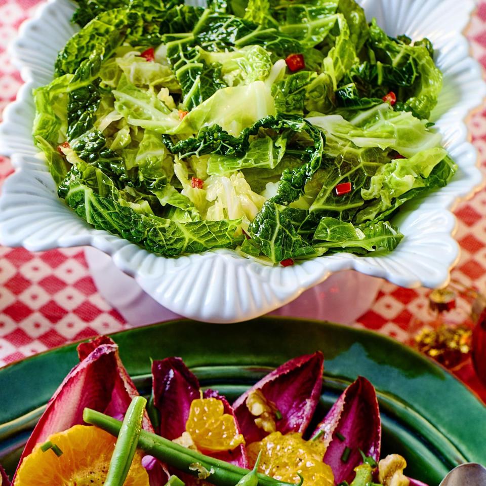 stirfried savoy cabbage