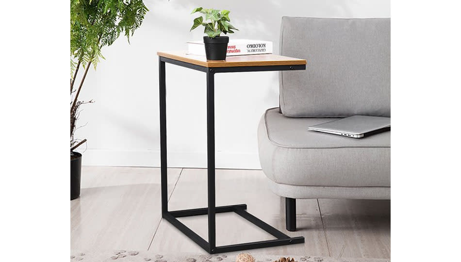 A lightweight end table comes in handy. (Photo: Walmart)