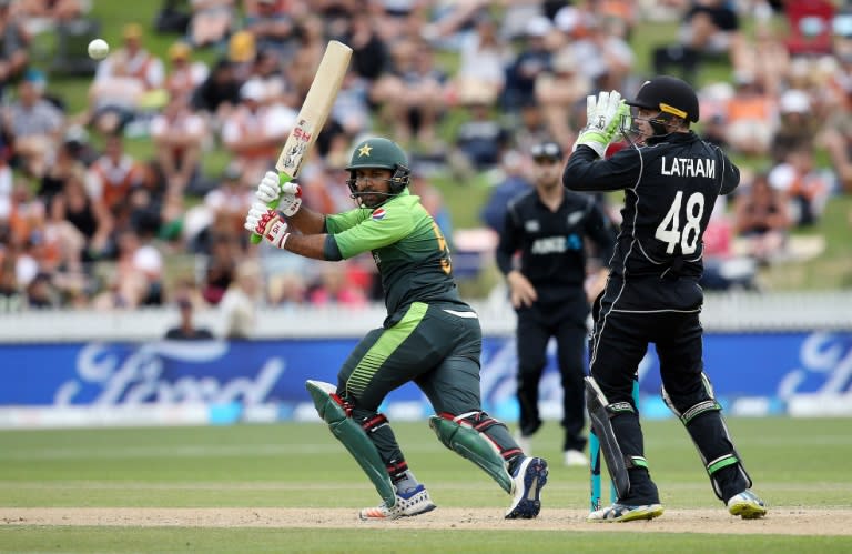 Sarfraz Ahmed was one of four batsmen who posted half centuries as Pakistan bounced back from a disastrous start to the fourth ODI against New Zealand