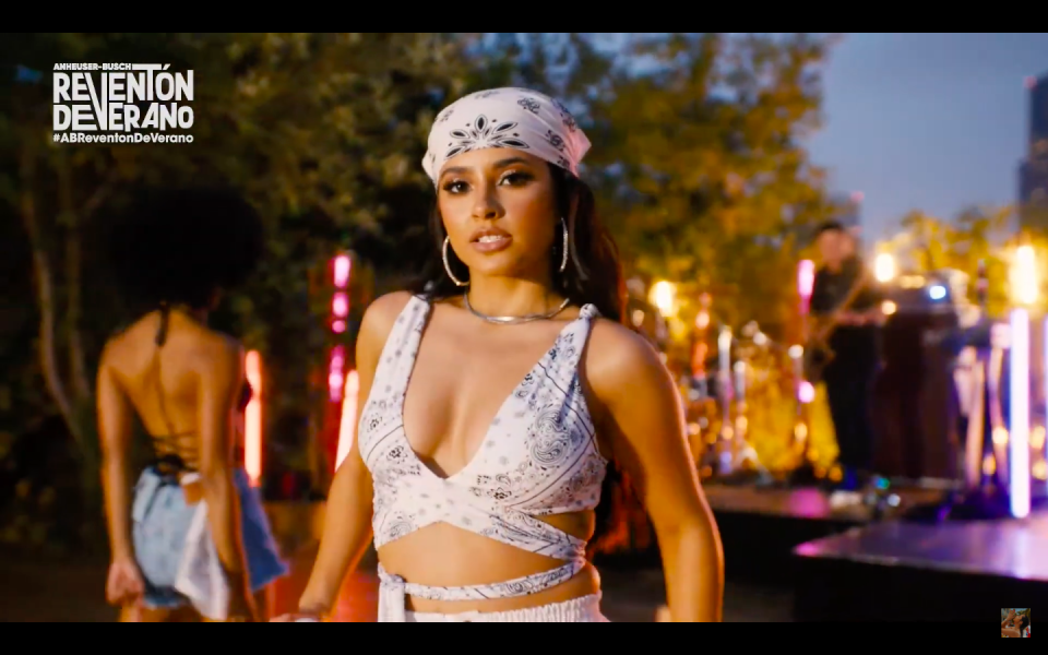 <cite class="credit">Screenshot/Youtube. Becky G.</cite>