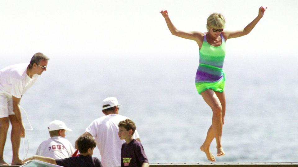 princess diana in St Tropez, France