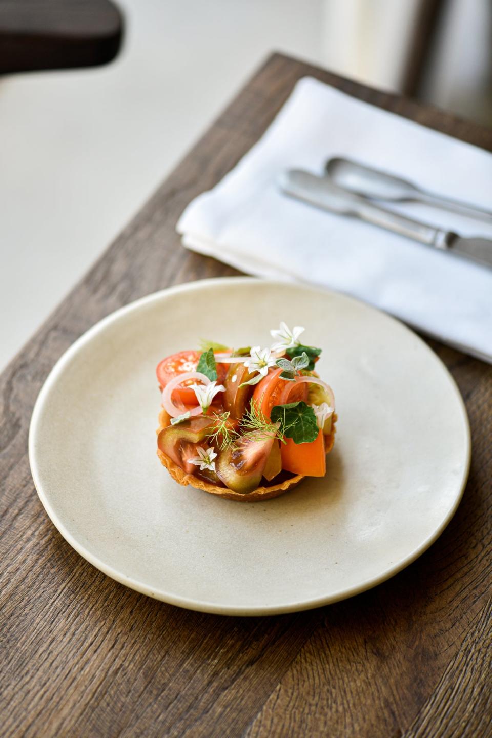 A Nutbourne tomato tart (Rebecca Dickson)