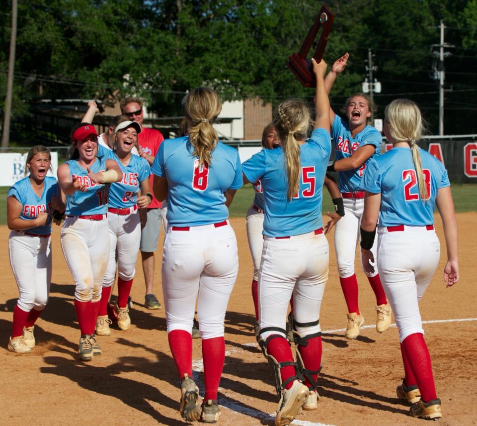 North Florida Christian defeated Aucilla Christian, 5-4, to win the Class 2A District 1 title on May 5, 2022, at North Florida Christian School. Florida High fell to Baldwin, 7-6, in the Class 3A District 2 title game on May 5, 2022, at Florida High.