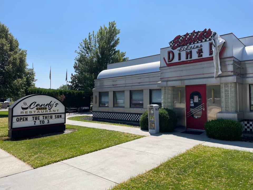 Eddie’s Diner reopened this spring as Candy’s Caffe.