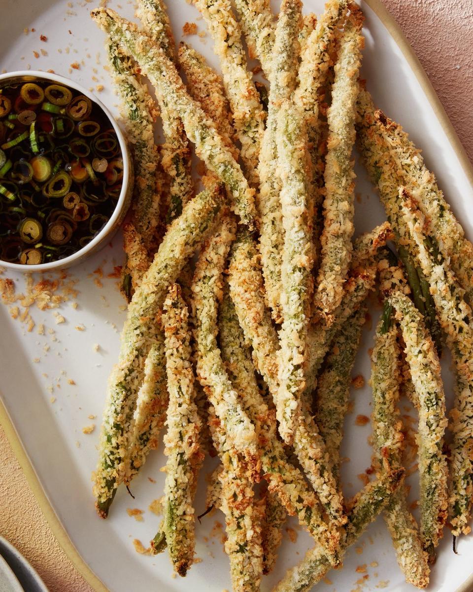 Air Fryer Tempura-Inspired Green Beans