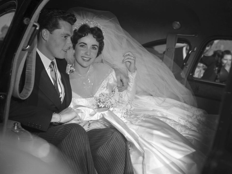 Conrad Hilton Jr and Elizabeth Taylor Wedding