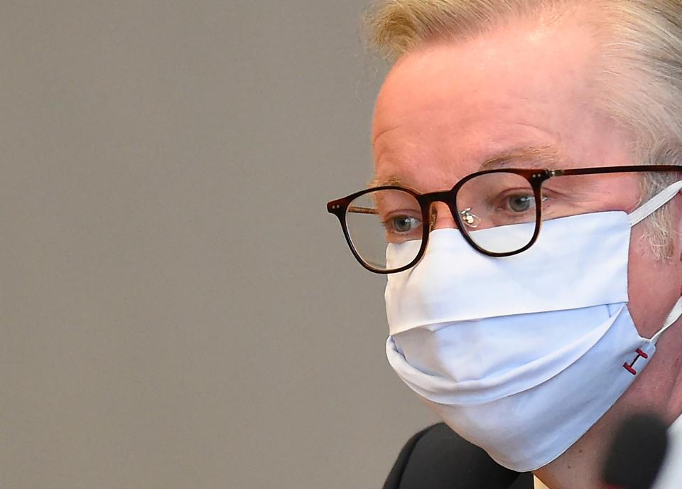 Michael Gove argued that the Internal Market Bill was a 'safety net' (AP)