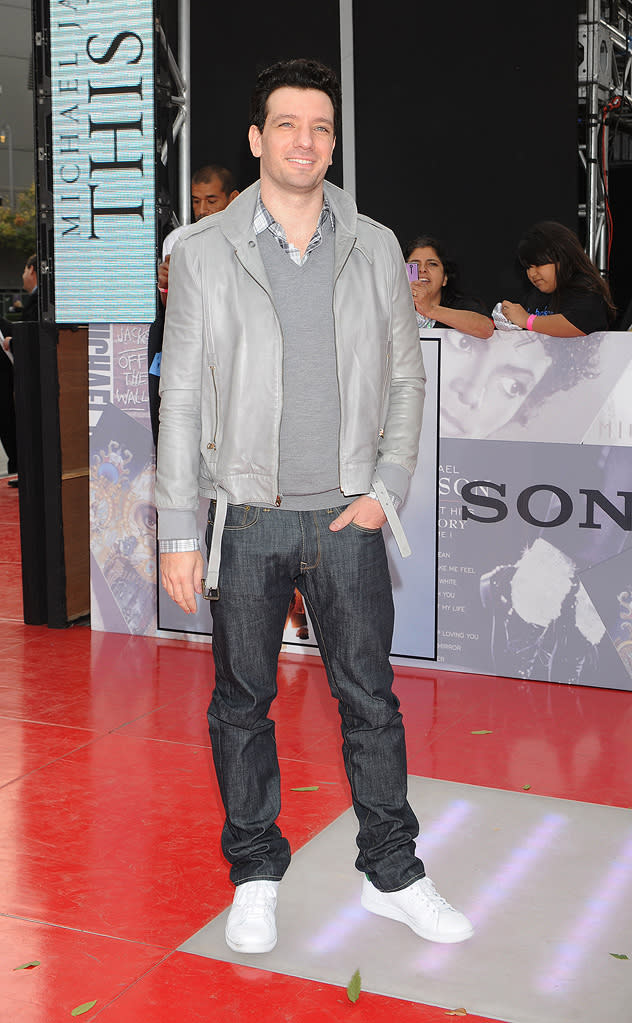 Michael Jackson's This It It LA Premiere 2009 JC Chasez