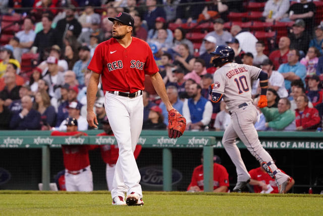 A Yankees fan was really happy to catch a Red Sox home run