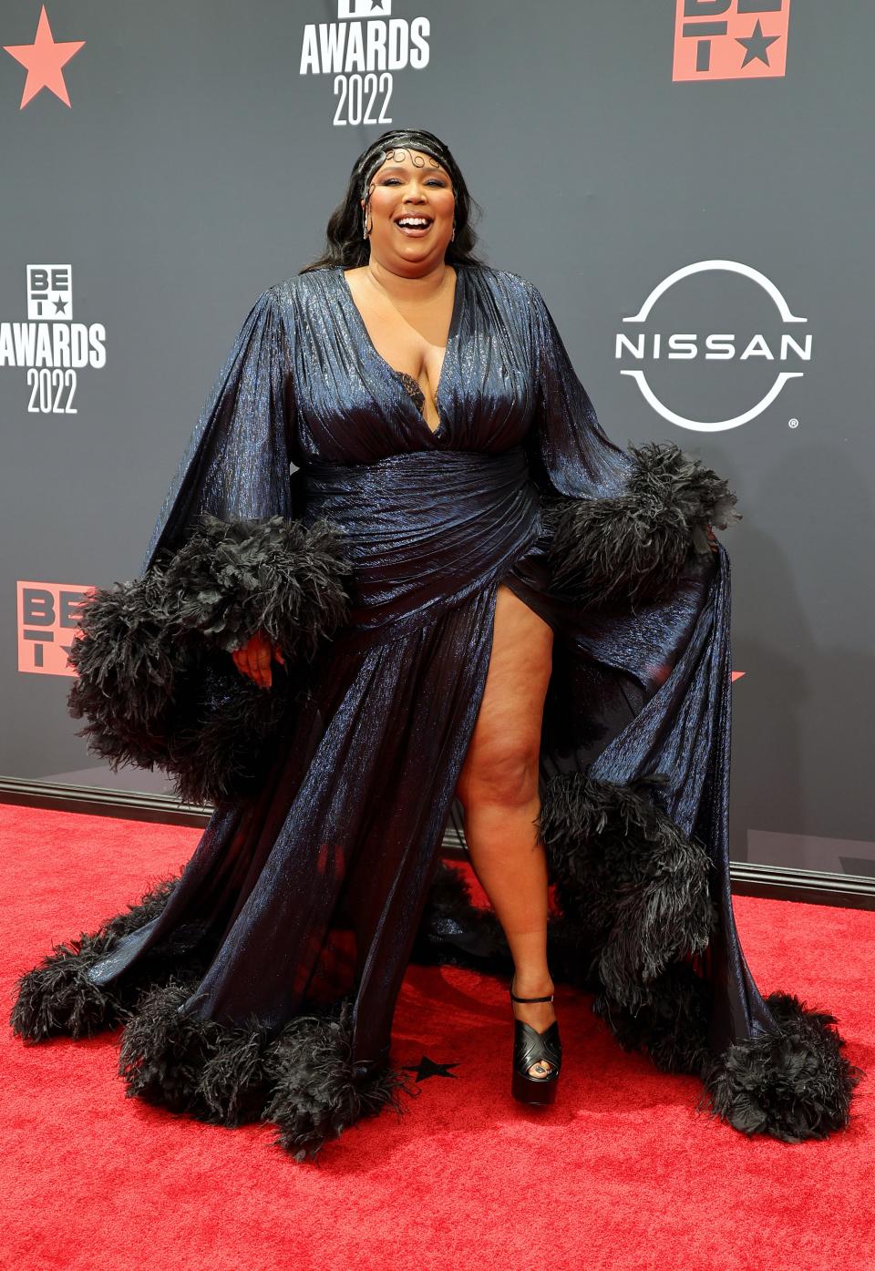 Lizzo attends the 2022 BET Awards at Microsoft Theater in Los Angeles, California.